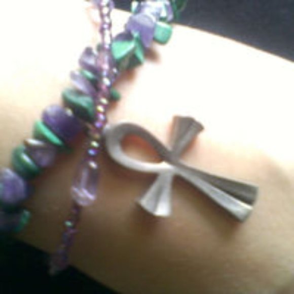 Friendship Crystal Bracelet Gift Set With Ankhs - Picture 3 of 10